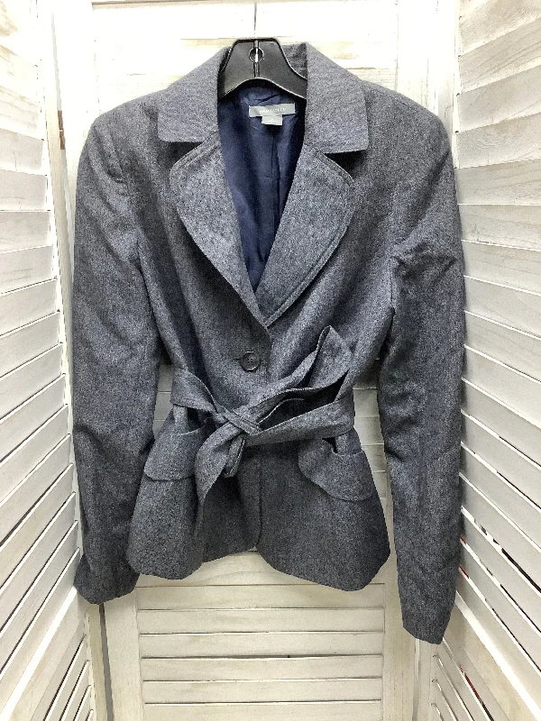 Blazer By Ann Taylor In Grey, Size: 8